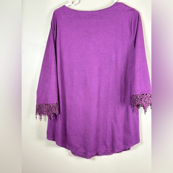 Notations xlarge purple 22 p2p 28” length soft great condition no flaws - Picture 5 of 6